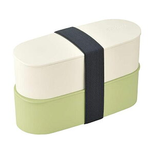 【2個セット】サーモス 弁当箱 2段 フレッシュランチボックス 600ml ライトグリーン DJT-600W LTG 人気商品