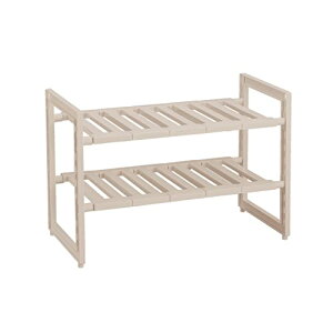 Bestco �x�X�g�R �V���N�� ���b�N 2�i �L�k�^�C�v ���[���O���[ ��46?73.5×���s30×����40cm LD-234 Style Storage