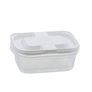 【5個セット】 Bestco ベストコ 抗菌 抗ウイルス 電子レンジ 保存 容器 蒸気弁付き 洗いやすい MA-3209 ホワイト 430ml 2個組