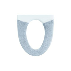 【2個セット】 オカ (OKA) コクーン トイレ便座カバー 洗浄・暖房型専用タイプ ブルー (洗浄 暖房 洗える ニット あたたかい クッション やわらか)