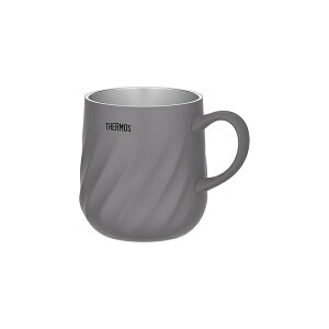 【10個セット】 サーモス 真空断熱マグカップ 450ml ダークグレー 食洗機対応 保温保冷 丸みを帯びた可愛らしいデザイン JTDー450 DGY
