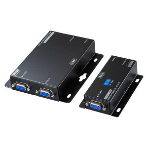 サンワサプライ VGA-EXSET2N ディスプレイエクステンダー(セットモデル) ペリフェラル 分配器 SANWA SUPPLY 送料無料