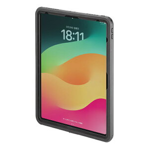 �T�����T�v���C PDA-IPAD2116 iPad Air 13�C���` M2/2024 �p�ϏՌ��h���P�[�X �u���b�N ASNPDA-IPAD2116 �X�}�[�g�t�H�� �^�u���b�g �g�ѓd�b iPad�P�[�X