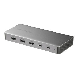 �T�����T�v���C USB-CVDK21 USB Type-C �h�b�L���O�X�e�[�V���� 2��� 4K 10-in-1 PD100W�[�d HDMIx2 USB-Ax5 USB-Cx2 �����u���^ �V���o�[ �A�_�v�^