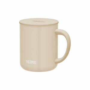 サーモス 真空断熱マグカップ 450ml ベージュ JDG-452C マグカップ 名入れ 蓋付き 取っ手つき フタつき 名前入り 保温 保冷 ティーカップ 名入れタンブラー ステンレス 名入れカップ 二重構造 熱