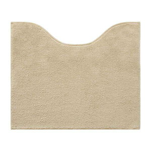 オカトー ナチュラルトイレマット50×60 PBE ベージュ 便座カバー シンプル ナチュラル トイレマット トイレ用マット プレーンベージュ 滑り止め ズレにくい 無地 丸洗い 柔らか ふわふわ 北欧