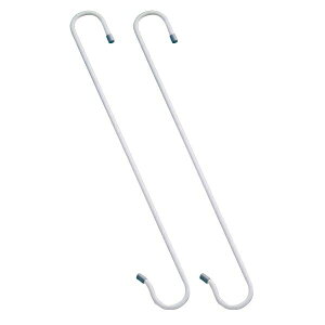 【24個セット】 積水樹脂 S字フック ロング フリーフック 50cm(2個入) 積水樹脂商事 セキスイフリーフック 小物用品フリーフック グレー 小物掛け 物干し竿 吊り下げ セキスイ 中国 ロング
