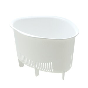 【10個セット】 リッチェル シェリー 三角コーナー ホワイト L 抗菌 生ゴミ入れ コーナーラック 脚付き キッチン 流し台 シンク 水回り 抗菌加工 抗菌加工付き キッチン用品 生ゴミ 水切り キ