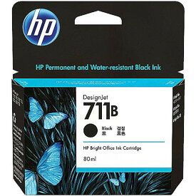 HP HP711B インクカートリッジ ブラック 80ml