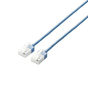 �y5�Z�b�g�z �G���R�� LD-GPASST/BU50 ELECOM LAN�P�[�u�� CAT6A 5m �c�����܂�Ȃ� cat6a���� �X�[�p�[�X���� �u���[ �z�� ������ �X�����^�C�v �X�^���_�[�h �c���܂�h�~ ������ �c���܂�h�~�^�C