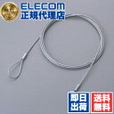 【正規代理店】 エレコム ESL-W0546 セキュリティワイヤー 単品 0.5m 直径4.6mm ELECOM ワイヤー ワイヤーのみ ワイヤ…