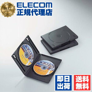 y5Zbgz GR CCD-DVD04BK g[P[X DVD BD Ή WTCY 2[ 3Zbg ubN DVDg[P[X ʎ[ ( 3pbN ) 