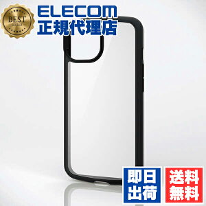 y3Zbgz GR PM-A22ATSLFCBK iPhone 14 p TOUGH SLIM LITE t[J[ iPhone14 / iPhone13 6.1C` nCubh P[X Jo[ ^tX Cg wʃNA ubN ELECOM Ռz y 