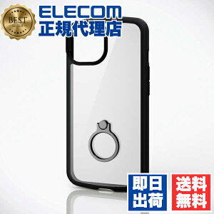 y10Zbgz GR PM-A22ATSLFCRBK iPhone 14 p TOUGH SLIM LITE t[J[ Ot iPhone14 / iPhone13 6.1C` nCubh P[X Jo[ ^tX Cg wʃNA ubN ELECOM Ռ