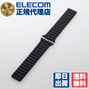 �y10�Z�b�g�z �G���R�� AW-41BDMAGBK Apple Watch �p 41 40 38mm �}�O�l�b�g �o���h �A�b�v���E�H�b�` AppleWatch 38 �V���R�� �u���b�N ELECOM �Ή� �ϏՌ� �ȒP���� �x���g �}�O�l�b�g�� ��������