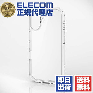 y5Zbgz GR PM-A24ATSLACR iPhone 16 P[X nCubh Ռz y ^ Xgbvz[t dx5H TOUGH SLIM LITE NA ELECOM 