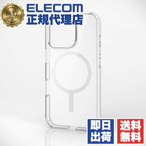 y5Zbgz GR PM-A24CMAG02WH iPhone 16 Pro P[X nCubh Ռz JYی݌v ͋zCX[dΉ dx5H zCg ELECOM 