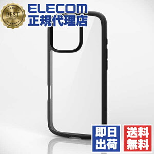 y10Zbgz GR PM-A24CTSLFCBK iPhone 16 Pro P[X nCubh Ռz y ^ Jی Xgbvz[t dx5H TOUGH SLIM LITE ubN ELECOM 