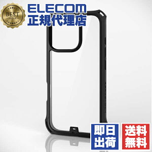 y10Zbgz GR PM-A24CZEROFCBK iPhone 16 Pro P[X nCubh Ռz JYی݌v Xgbvz[t wʃNA dx5H tBt ZEROSHOCK ubN ELECOM 