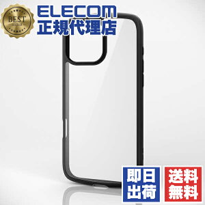 y3Zbgz GR PM-A24DTSLFCBK iPhone 16 Pro Max P[X nCubh Ռz y ^ Jی Xgbvz[t dx5H TOUGH SLIM LITE ubN ELECOM 