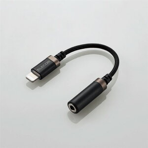 �y3�Z�b�g�z �G���R�� MPA-L35S01BK Lightning-��3.5mm�X�e���I�~�j�W���b�N�ϊ��P�[�u��(���ϋv) �u���b�N