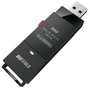 y2Zbgz BUFFALO SSDSCH500U3BA OtSSD 500GB USB-A{USB-Cڑ Mac WindowsΉ ubN