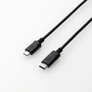 �y3�Z�b�g�z �G���R�� U2C-CMB10NBK USB2.0�P�[�u��(�F�ؕi�AC-microB) 1.0m