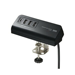 �T�����T�v���C �N�����v��USB�[�d�� (TypeC1�|�[�g�{USB3�|�[�g �u���b�N) ACA-IP51BK USB�[�d��i�N�����v���E���Œ�ETypeC1�|�[�g�{USB3�|�[�g�E�u���b�N�j iPhone8 / 8 Plus�Ή� ��������