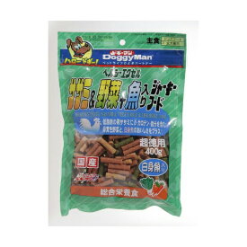 【3個セット】 ドギーマン エクセル ササミ&野菜+魚入りジャーキーフード 400g 犬 おやつ ささみ 総合栄養食 全犬種 生後2ヶ月~ ドギーマンハヤシ 犬用おやつ ワンちゃん 食品営業部 ヘルシーエクセル ドッグフード チキン 犬用品 ドックフード ジャーキー 安心素材