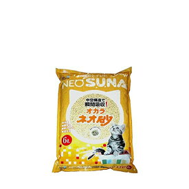 【8個セット】 コーチョー ネオ・ルーライフ 猫砂 ネオ砂 オカラ 6L 猫 インテリア トイレに流せる 猫用トイレ砂 トイレ砂 ねこトイレ ペット用品 オーガニック トイレタリー 燃やせる トイレ用品 衛生用品 瞬間吸収 収納 キャット トイレ 国産 日用品 安心素材