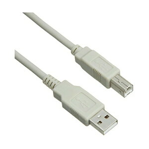BUFFALO USB2.0�P�[�u�� BSUABFC250IV �t�F���C�g 250cm �A�C�{���[ �o�b�t�@���[ USB �P�[�u�� �m�C�Y�΍� �p�\�R�� HDD�ڑ�