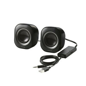 �y���K�㗝�X�z �G���R�� MS-P08U2BK �R���p�N�g�X�s�[�J�[ 4W USB�d�� �u���b�N