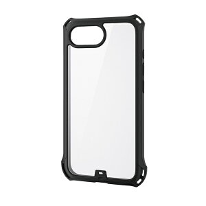 �y���K�㗝�X�z �G���R�� PM-A25SZEROFCBK iPhone 16e �n�C�u���b�h�P�[�X ZEROSHOCK �t���[���J���[ �w�ʃN���A �u���b�N