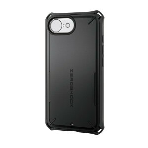�y���K�㗝�X�z �G���R�� PM-A25SZEROSPBK iPhone 16e �n�C�u���b�h�P�[�X ZEROSHOCK Solid Plus �u���b�N