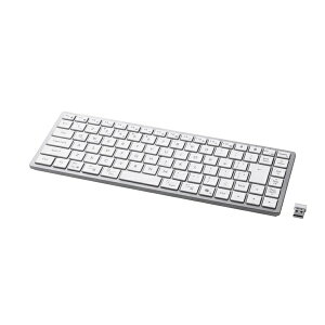 �y���K�㗝�X�z �G���R�� TK-PN1075MPWH �L�[�{�[�h Precisionist ����2.4GHz Bluetooth �}���`�y�A�����O �[�d�� �~�j�T�C�Y �p���^�O���t�� �z���C�g