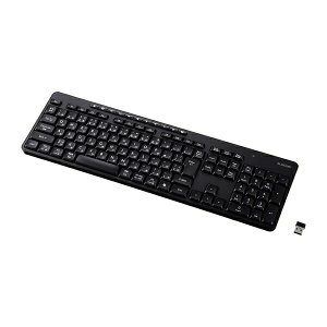 �y���K�㗝�X�z �G���R�� TK-QT11FDMBK �L�[�{�[�h ����2.4GHz �É� �t���T�C�Y �����u������ �u���b�N