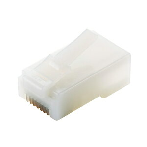 �y���K�㗝�X�z �G���R�� LD-RJ45T10/T2 ����pRJ45�R�l�N�^�[ Cat5e�Ή� �P���E���������Ή� �c���܂�h�~ 10�� �n�[�t�N���A