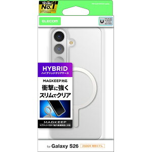 �y���K�㗝�X�z �G���R�� PM-G261MAG02WH Galaxy S26 (SC-51G) �n�C�u���b�h�P�[�X MAGKEEP �z���C�g