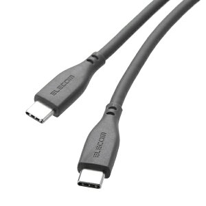 �y���K�㗝�X�z �G���R�� MS-CC5PSS20GY USB Type-C to USB Type-C�P�[�u�� �V���R�� USB Power Delivery�Ή� �ő�100W 2.0m �X�g�[�� �O���[