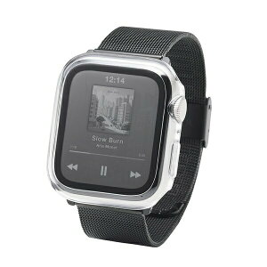 �G���R�� Apple Watch SE3 SE2 �t���J�o�[�P�[�X �N���A AW-25EFCGCR ELECOM �E�H�b�` �Ռ��z�� �K���X�ی� �����P�[�X �w��h�~ ��U�h�~