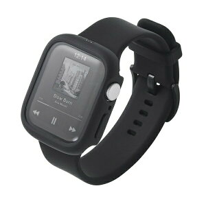�G���R�� Apple Watch SE3 SE2 �t���J�o�[�P�[�X AW-25EFCTSLBK �u���b�N ELECOM TOUGHSLIM TOUGH SLIM �K���X���� �Ռ��z�� �w��h�~ ��U�h�~ �A�b�v���E�H�b�` �P�[�X �ی�