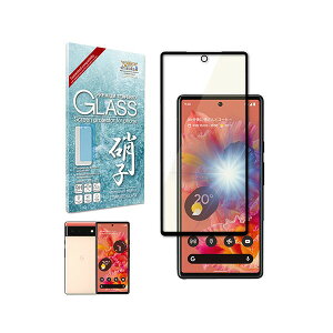 shizukawill Google Pixel6 �u���[���C�g�J�b�g �K���X�t�B���� �u���b�N GooglePixel6 ���S�ʋz���^�C�v GOPI6GLBKBC �V�Y�J�E�B��