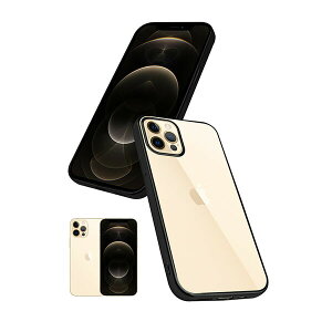 shizukawill iPhone12/12Pro �T�C�h���b�L���H TPU �N���A�P�[�X iPhone12/12Pro �u���b�N×�N���A APIP12PCLBK �V�Y�J�E�B��