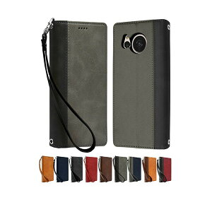 shizukawill AQUOS sense7 plus �蒠�^ �P�[�X �J�o�[ �{�v�� ���U�[�P�[�X sense7 plus �O���[×�u���b�N SHAQSE7PBIGB �V�Y�J�E�B��