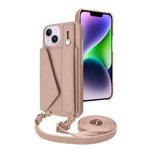 shizukawill iPhone14 �P�[�X �J�o�[ �V�����_�[�P�[�X �A�C�t�@���f5 �X�g���[�g���[�h iPhone14 �~���L�[�x�[�W�� APIP14IF51BE �V�Y�J�E�B��