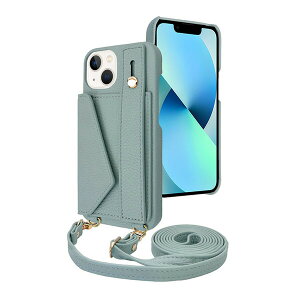 shizukawill iPhone13 �P�[�X �J�o�[ �V�����_�[�P�[�X �A�C�t�@���f5 �X�g���[�g���[�h iPhone13 �p�E�_�[�u���[ APIP13IF51BL �V�Y�J�E�B��