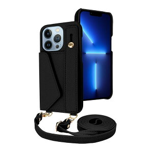 shizukawill iPhone13 Pro �P�[�X �J�o�[ �V�����_�[�P�[�X �A�C�t�@���f5 �X�g���[�g���[�h iPhone13 Pro �A�C�{���[�u���b�N APIP13PIF51BK �V�Y�J�E�B��