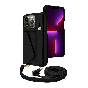 shizukawill iPhone13 Pro Max �P�[�X �J�o�[ �V�����_�[�P�[�X �A�C�t�@���f5 �X�g���[�g���[�h iPhone13 Pro Max �A�C�{���[�u���b�N APIP13PMIF51BK �V�Y�J�E�B��