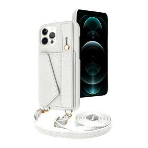 shizukawill iPhone12 Pro Max �P�[�X �J�o�[ �V�����_�[�P�[�X �A�C�t�@���f5 �X�g���[�g���[�h iPhone12 Pro Max �X�m�[�z���C�g APIP12PMIF51WH �V�Y�J�E�B��