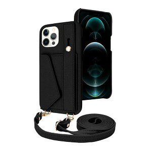 shizukawill iPhone12 Pro Max �P�[�X �J�o�[ �V�����_�[�P�[�X �A�C�t�@���f5 �X�g���[�g���[�h iPhone12 Pro Max �A�C�{���[�u���b�N APIP12PMIF51BK �V�Y�J�E�B��